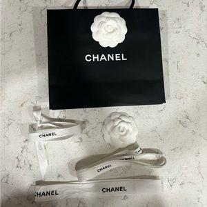 Chanel Camellia and Ribbon Gift bag